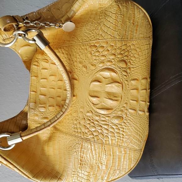 Brahim yellow hobo bag with dust bag - Picture 1 of 5